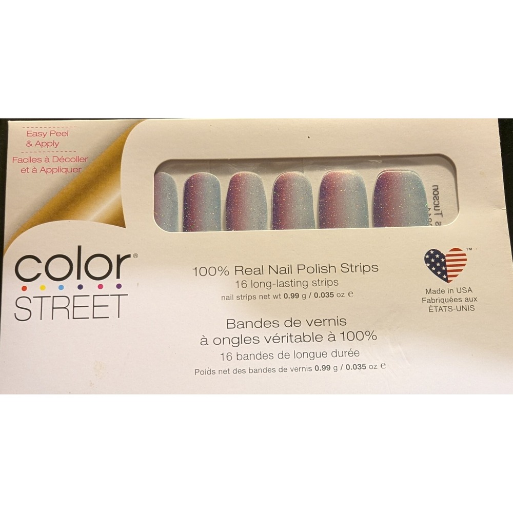 Color Street 100%‎ Real Nail Polish Strips Lot of 7 Packs New Sealed Retired